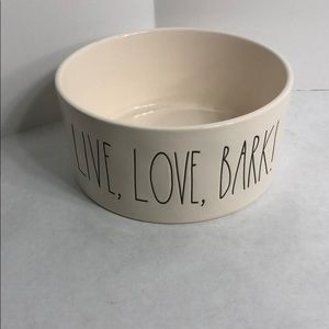 Rae Dunn “Live,love,bark” SM Dog Bowl